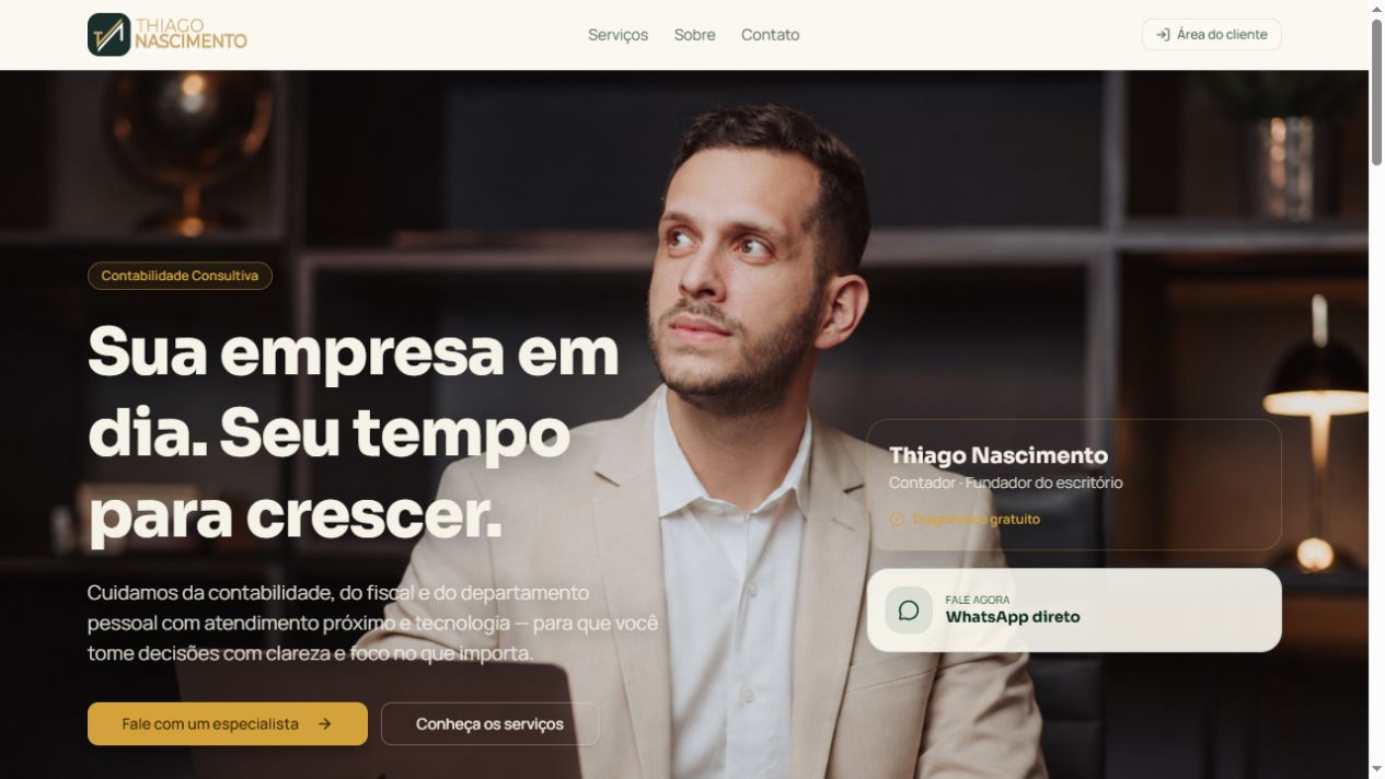 Prévia real do projeto Thiago Nascimento